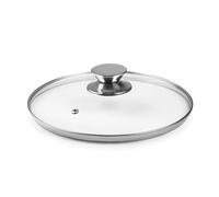 Couvercle en verre avec bouton inox 24 cm - IBILI inox