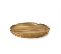 IBILI - Assiette en bois d'acacia avec revêtement d'huile, 28 cm