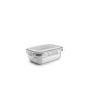IBILI - Boîte rectangulaire Keepklin 400 ml, en acier inoxydable, passe au micro-ondes, couvercle hermétique
