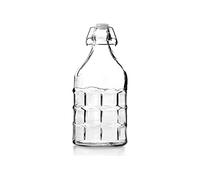 IBILI - Bouteille, 1 L, Verre, Réutilisable, Modèle Aléatoire