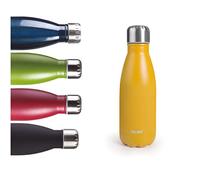 Ibili - Bouteille Isotherme Mango (Mangue), 350 ml, Acier Inoxydable 18/10, Double Paroi, Réutilisable