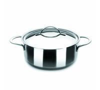 Ibili Faitout Noah 20 cm Acier inoxydable 18/10 Compatible induction avec couvercle
