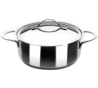 IBILI - Casserole avec Couvercle Noah, 22 cm, Acier Inoxydable 18/10, Compatible avec l’Induction