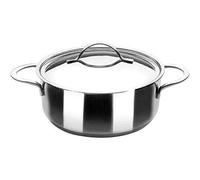 IBILI - Casserole avec Couvercle Noah, 26 cm, Acier Inoxydable 18/10, Compatible avec l’Induction