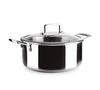Ibili Cocotte Triply Natural 22 cm – Induction – Argent – Taille unique