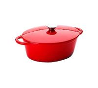 IBILI - Cocotte ronde ovale, 27 x 21 cm, Fonte, Compatible avec l’induction