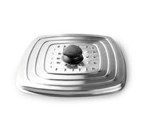 IBILI - Couvercle multifonction carré, acier inoxydable, spécial grills