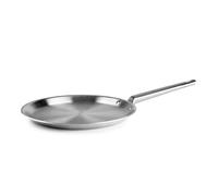 IBILI - Crêpière 5Ply Element 26 cm, acier inoxydable, sans antiadhésif, 5 couches, compatible induction