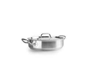 IBILI - Cuisinière avec couvercle inox Ebbe 20 cm, acier inoxydable 18/10, convient pour induction