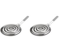 IBILI - Diffuseur pour gaz, Acier étamé, Conception adaptée pour les cuisinières au gaz (Lot de 2)