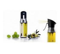 Ibili Double vaporisateur d'huile et de vinaigre 790300 200 ml réglable Noir/Transparent/Argent