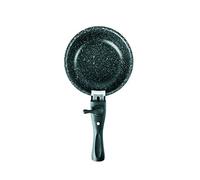 IBILI - Ensemble de 3 saucières avec manche amovible, 16 + 18 + 20 cm, Antiadhésif style pierre, Compatible avec l’induction