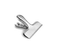 IBILI - Lot de 3 clips pour sacs, acier inoxydable, 4-8 - 12 cm