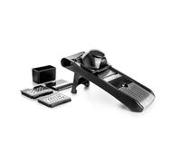 IBILI - Mandoline réglable Easycook, acier inoxydable, 4 lames, régulateur d'épaisseur