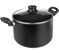 IBILI - Marmite avec couvercle en verre, Aluminium, 16 cm, Antiadhésif, Compatible avec l’induction