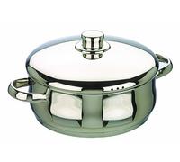 IBILI - Marmite avec couvercle Oslo, 20 cm, Acier inoxydable, Compatible avec l’induction