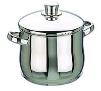 IBILI - Marmite avec couvercle Oslo, 22 cm, Acier inoxydable, Compatible avec l’induction