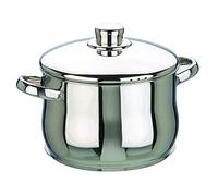IBILI - Marmite avec couvercle Oslo, 28 cm, Acier inoxydable, Compatible avec l’induction