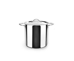 IBILI - Marmite très haute avec couvercle Noah, 20 cm, Acier inoxydable 18/10, Compatible avec l’induction