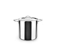 IBILI - Marmite très haute avec couvercle Noah, 28 cm, Acier inoxydable 18/10, Compatible avec l’induction