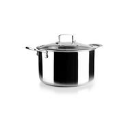 IBILI - Marmite tricouche Triply Natural 20 cm, acier inoxydable, convient pour induction, sans antiadhésif