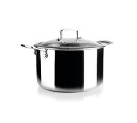IBILI - Marmite tricouche Triply Natural 24 cm, acier inoxydable, convient pour induction, sans antiadhésif