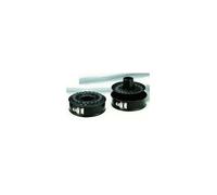 IBILI - Moule à charnière/à kouglof - 2 en 1 - 24 x 6,5 cm - noir