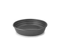 Ibili Moule à tarte haut perforé Crous 24 cm acier antiadhérent Noir