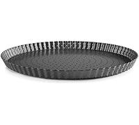 IBILI – Moule à tarte IB835330 perforé, dentelé, fond amovible 30 cm noir