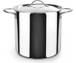 Ibili NOHA 605424 Casserole avec couvercle, acier inoxydable, 24 cm de diamètre, compatible avec les plaques à induction