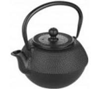 Ibili - Théière en Fonte Noire, 0,3 Litre, Intérieur Émaillé, Compatible avec les Plaques à Induction
