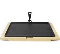 Ibili Plaque en fonte + socle en bois 38x28 Cm One Size