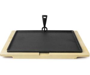 Ibili Plaque en fonte + socle en bois 38x28 Cm One Size