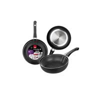 IBILI Poêle à frire Inducta 26 cm avec panier – Aluminium, antiadhésif, compatible induction