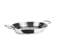 IBILI - Poêle à paella 5Ply Element 34 cm, 6 portions, sans antiadhésif, 5 couches, adaptée pour l'induction