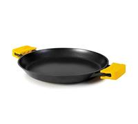 IBILI - Poêle à paella Evolution, 36 cm, Fonte d’aluminium, Antiadhésif, 6 portions, Compatible avec l’induction