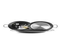 IBILI - Poêle à paella Fusion, 34 cm, Aluminium, Antiadhésif, 6 portions, Compatible avec l’induction