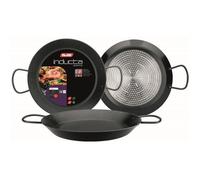 IBILI Poêle à paella Inducta – 26 cm Aluminium antiadhésif – 2 portions, induction