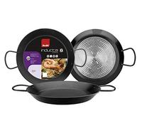IBILI - Poêle à paella Inducta, 34 cm, Aluminium, Antiadhésif, 6 portions, Compatible avec l’induction