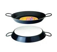 IBILI - Poêle à paella noire, 38 cm, Aluminium, Antiadhésif, 8 portions