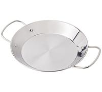 ibili Poêle à paella Premier 28 cm acier inoxydable 2 portions compatible avec l’induction
