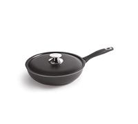 IBILI - Poêle avec couvercle pour faire sauter les tortillas New Induplus, 26 cm, Aluminium, Antiadhésif, Compatible avec l’induction