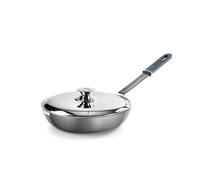 IBILI - Poêle avec couvercle pour retourner les tortillas Titanio Chef, 26 cm, Aluminium, Quantanium antiadhésif, Compatible avec l’induction