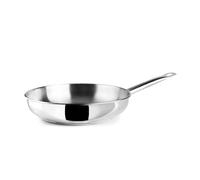 IBILI - Poêle Ebbe 24 cm, acier inoxydable, compatible avec induction, sans antiadhésif