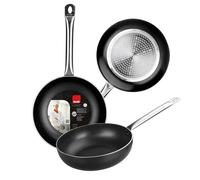IBILI - Poêle Honda avec manche et poignée i-chef, 32 cm, Aluminium, Antiadhésif, Compatible avec l’induction