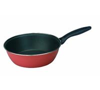 IBILI - Poêle Honda avec poignée et manche New Orange, 30 cm, Acier émaillé vitrifié, Antiadhésif, Compatible avec l’induction