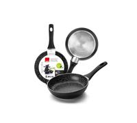 IBILI - Poêle Natura, 14 cm, Aluminium, Antiadhésif Style Pierre, Compatible avec l’Induction