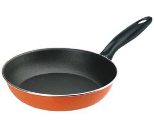 IBILI - Poêle New Orange, 22 cm, Acier émaillé vitrifié, Antiadhésif, Compatible avec l’induction