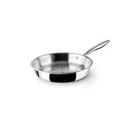 IBILI - Poêle triple couche naturelle, 30 cm, acier inoxydable, convient pour induction, sans antiadhésif