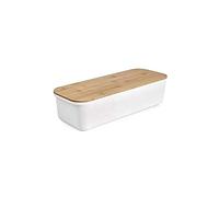 Boîte à pain couvercle bambou 39,5 x 15 cm Ibili